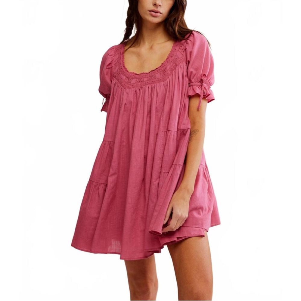 Free People Sandy Shores Baby Doll Dress NWT